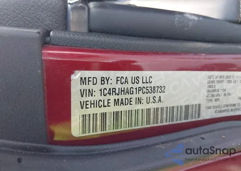 2023 Jeep Grand Cherokee Laredo 4X4 из США, поврежденный, VIN 1C4RJHAG1PC538732